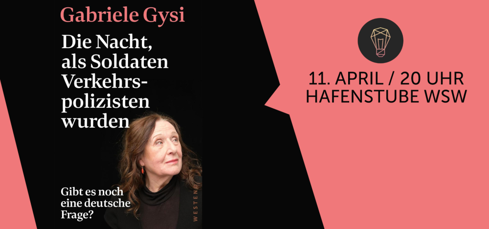 LESUNG+GESPRÄCH MIT GABRIELE GYSI