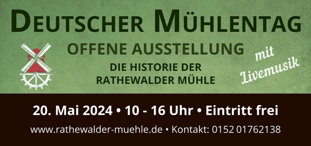 Deutscher Mühlentag in Rathewalde
