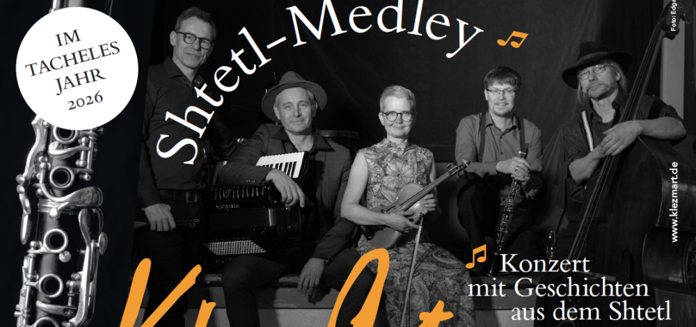 KLEZMART – Shtetl Medley – Konzert mit Geschichten aus dem Shtetl