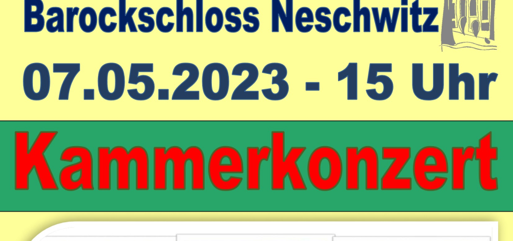 1. Neschwitzer Schlosskonzert 2023