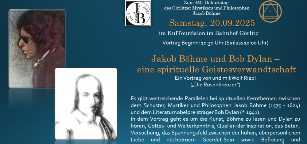 Jakob Böhme und Bob Dylan –  eine spirituelle Geistesverwandtschaft