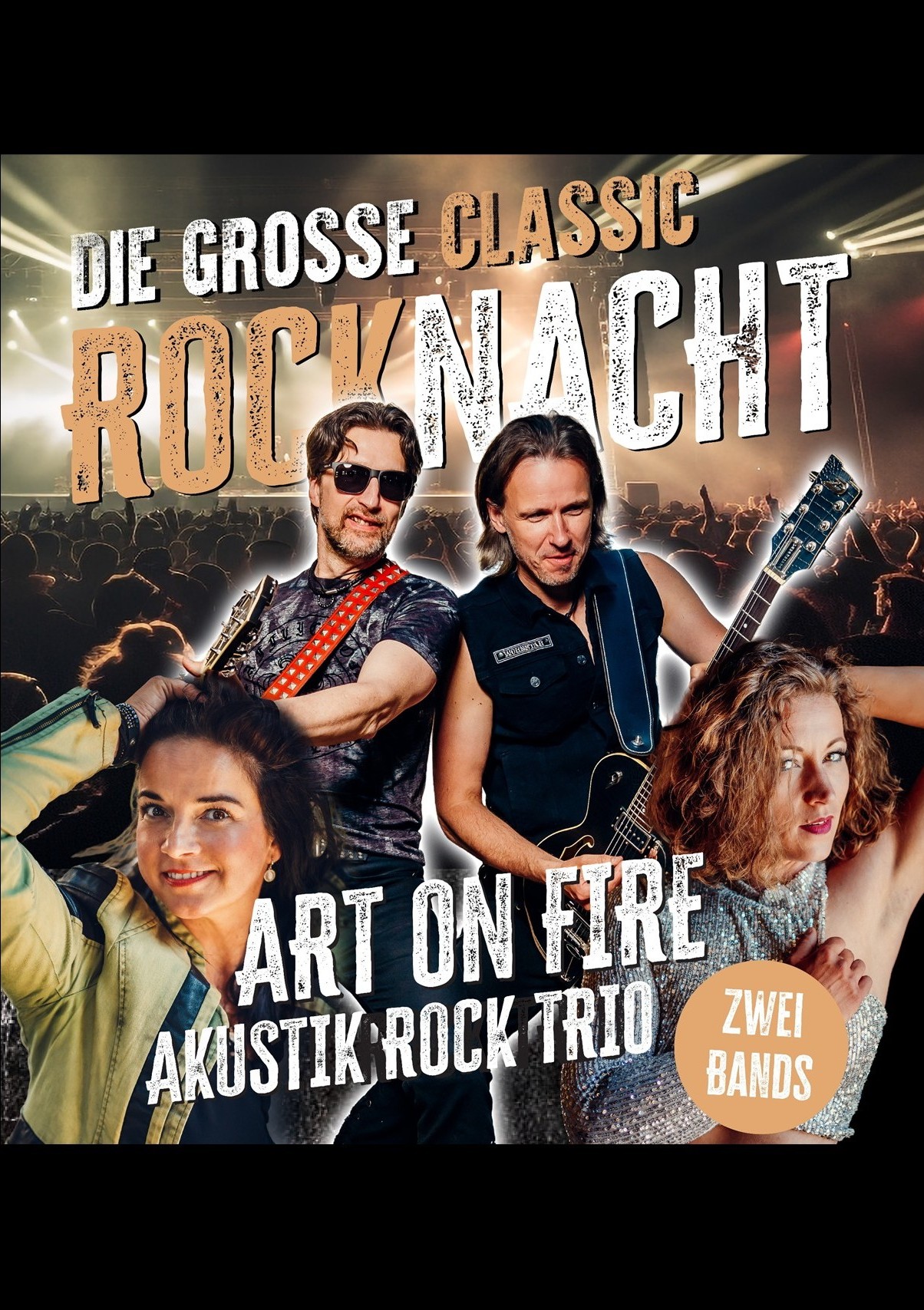 „Die große Classic Rock Nacht“ – mit ART ON FIRE & Akustik Rock Trio
