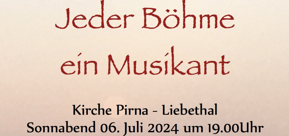 Jeder Böhme ein Musikant