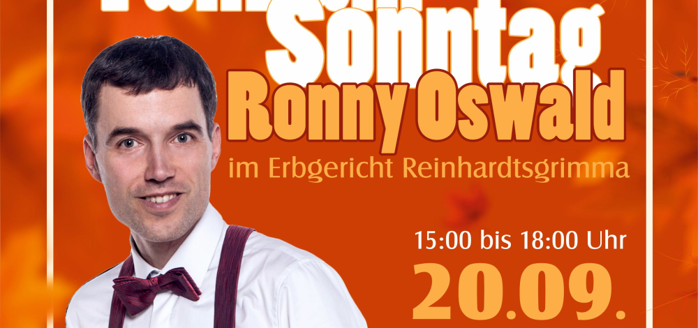 Tanz am Sonntag Nachmittag mit Ronny Oswald