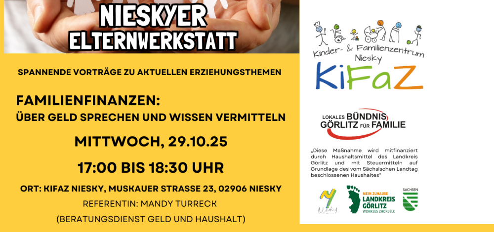 Nieskyer Elternwerkstatt: "Familienfinanzen"
