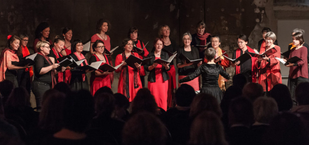 "dass Töne tragen können ..."  Gemeinsames Konzert des Dresdner Frauenchores femmes vocales mit dem Weimarer Frauenchor VocaLisa