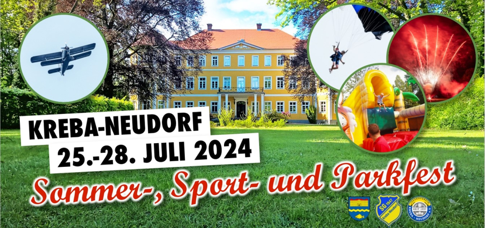 77. Sommer-, Sport- und Parkfest in Kreba-Neudorf