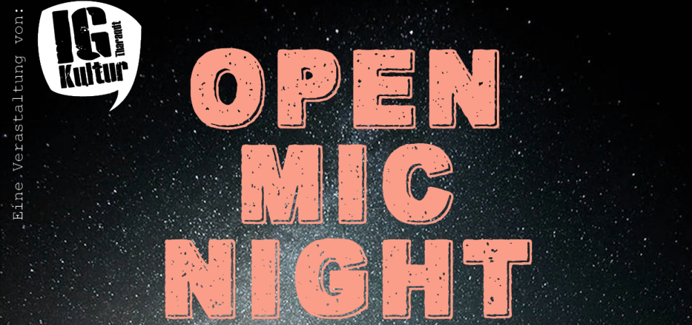 Open Mic Night in der Kuppelhalle