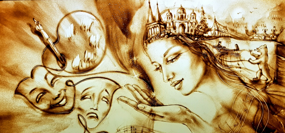 Sandmalerei - In 18 Bildern um die Welt