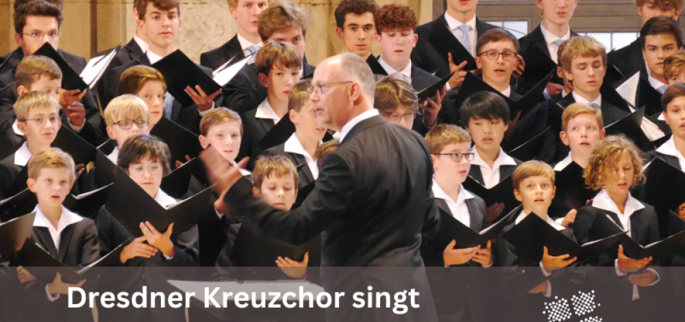 Dresdner Kreuzchor singt erste Kreuzchorvesper der neuen Saison