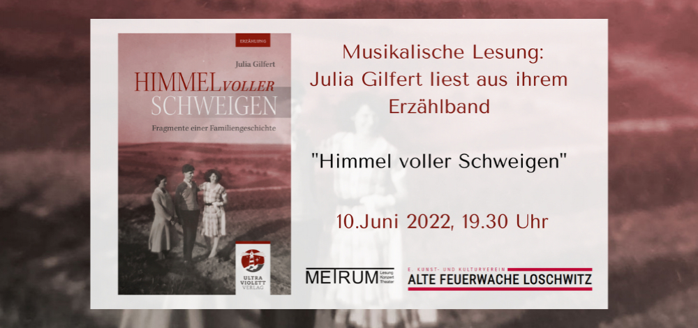 Julia Gilfert liest in der Alten Feuerwache Dresden Loschwitz