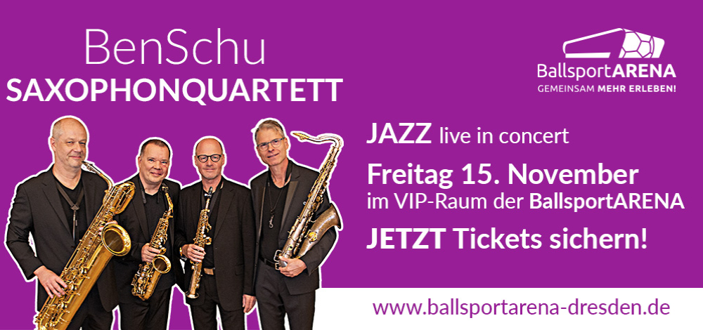 Jazzabend mit dem BenSchu Saxophonquartett