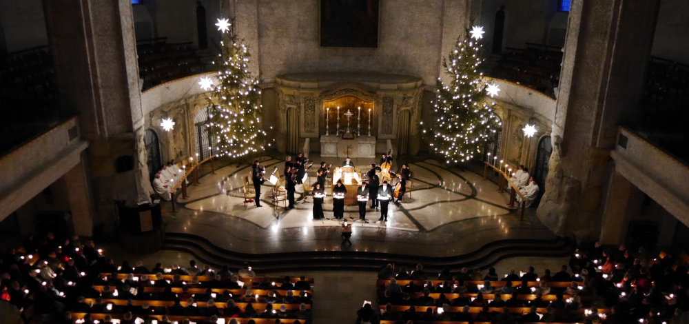 Capella Sanctae Crucis Dresden mit Barockmusik zu Mariae Lichtmess