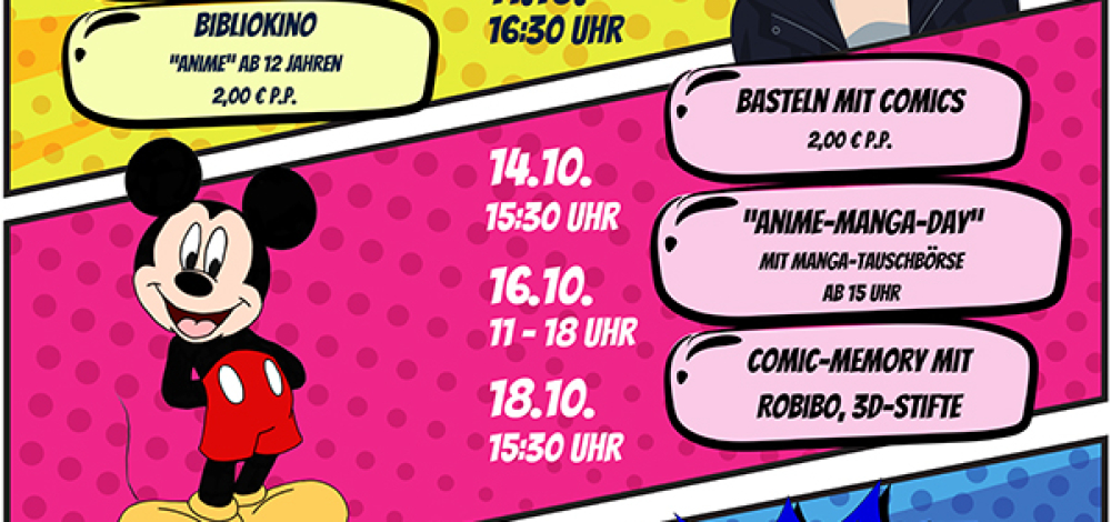 Herbstferienprogramm: "Anime-Manga-Day" mit Manga-Tauschbörse