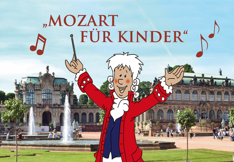 AUSVERKAUFT - FAMILIENKONZERT "Mozart für Kinder" -- Kinderkonzert im Wallpavillon des Dresdner Zwingers