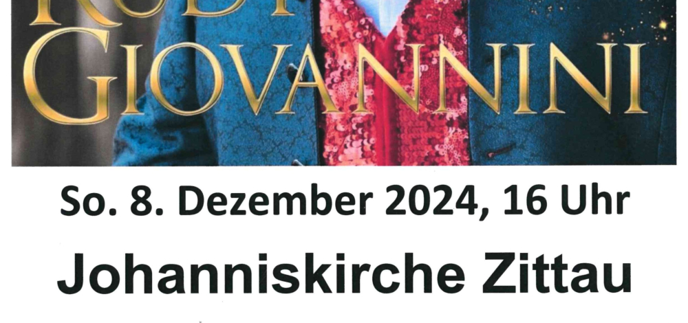 Große Solo-Weihnachtstournee mit Rudy Giovannini