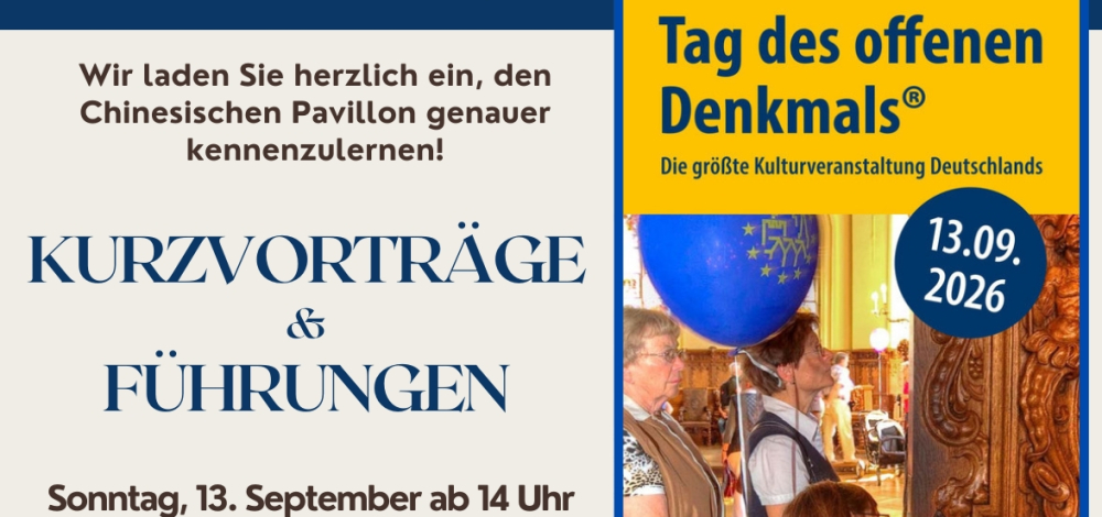 Tag des offenen Denkmals im Pavillon