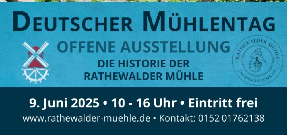 Deutscher Mühlentag 2025 in Rathewalde