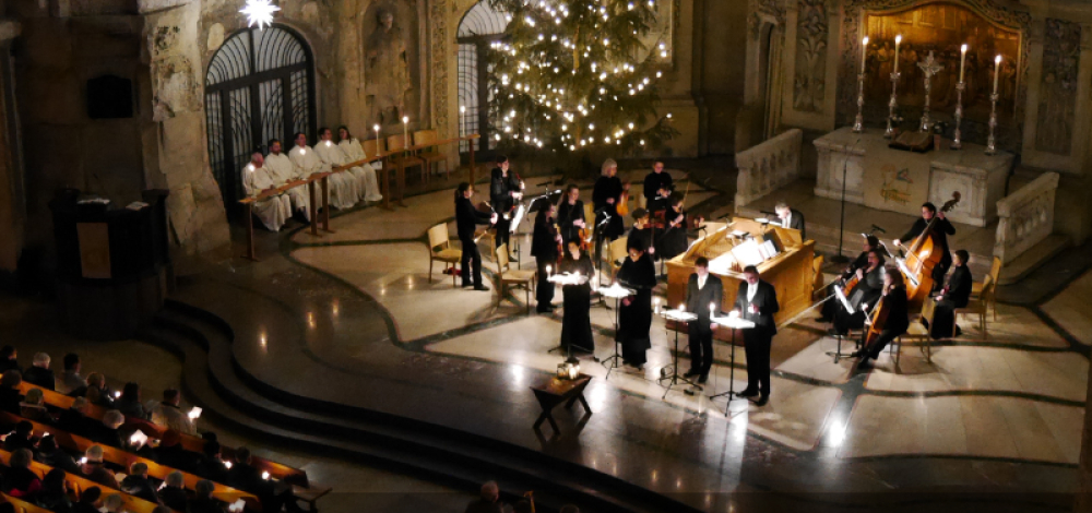 Capella Sanctae Crucis Dresden mit Barockmusik zu Mariae Lichtmess