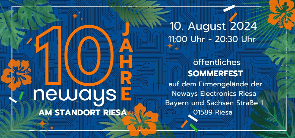 10 Jahre Neways Electronics am Standort Riesa - Sommerfest