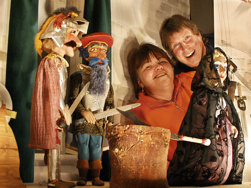 Gelenauer Marionettenspiel zu Pfingsten auf Burg Mildenstein