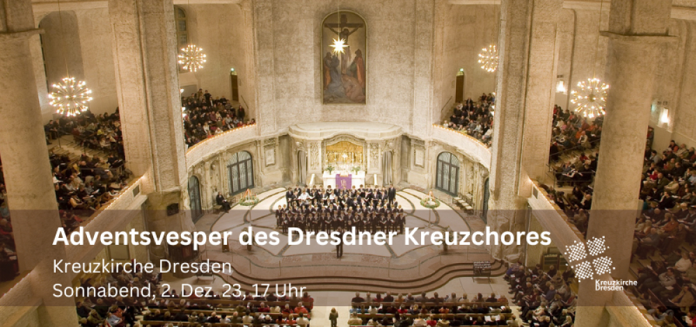 Adventsvesper des Dresdner Kreuzchores