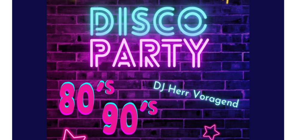 DISCO PARTY 80’s & 90’s