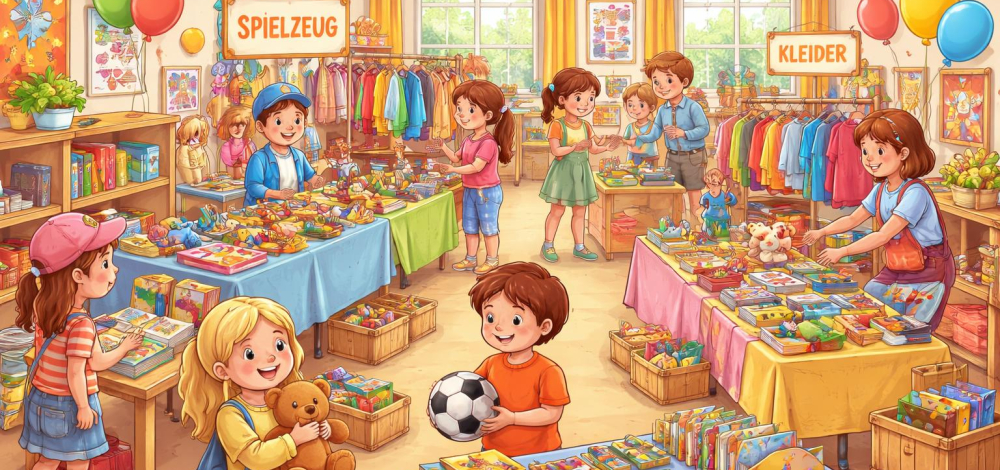 Kinderflohmarkt im Schullandheim Bautzen-Burk