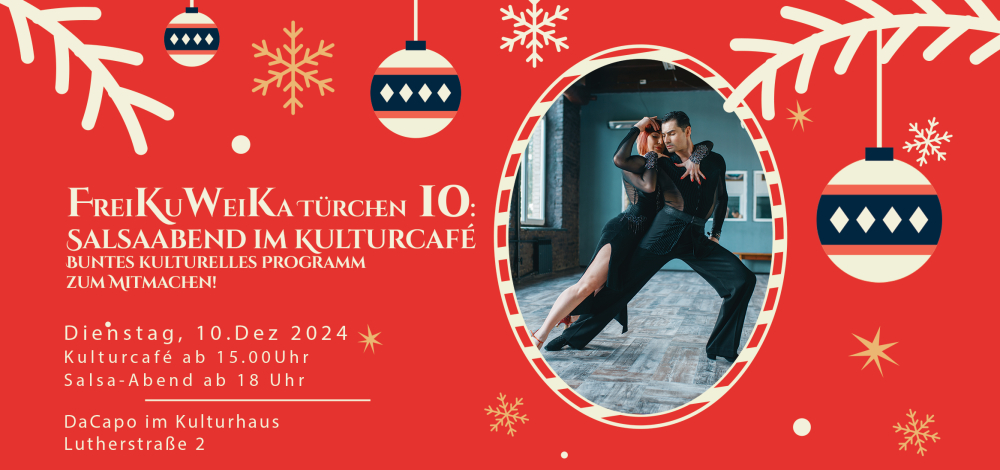 FreiKuWeiKa Türchen 10: Salsaabend im Kulturcafé Freital (DaCapo)