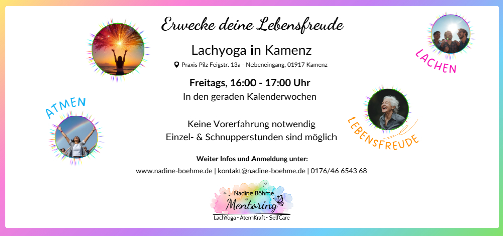 Lachyoga - dein Lach- & Atemtraining in Kamenz