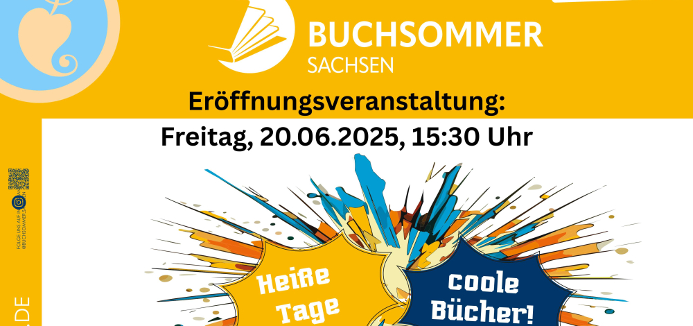Buchsommer Sachsen - Eröffnungsveranstaltung