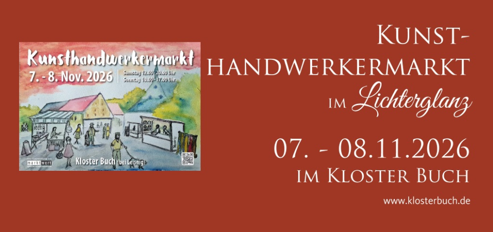 Kunsthandwerkermarkt im Lichterglanz