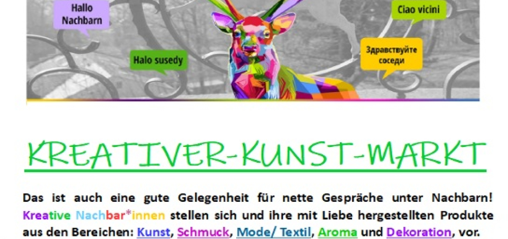 Kreativer Kunst Markt