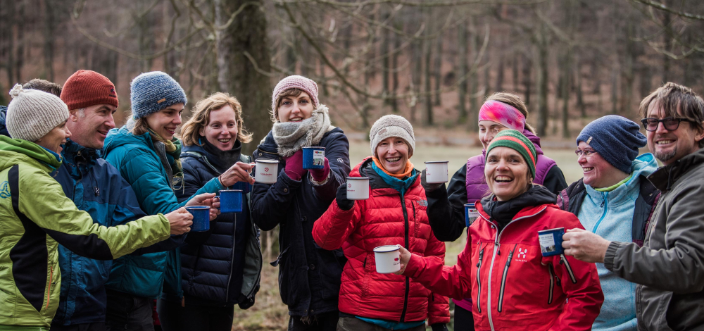 Winterwanderung mit wildromantischen Ausblicken und Glühweinkochen ins Schrammsteingebiet