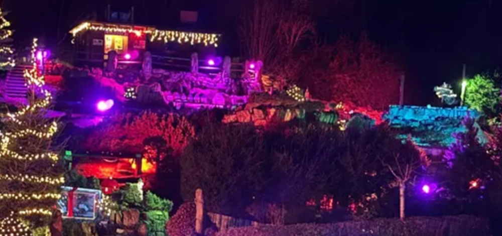 Winterzauber im Miniaturpark "Kleine Sächsische Schweiz"