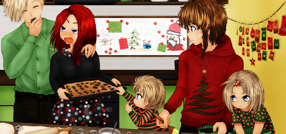 FreiKuWeiKa - Türchen 10: MANGA CHRISTMAS - Manga-Weihnachtskarten selbst gestaltet für Kinder von 8-12 Jahren