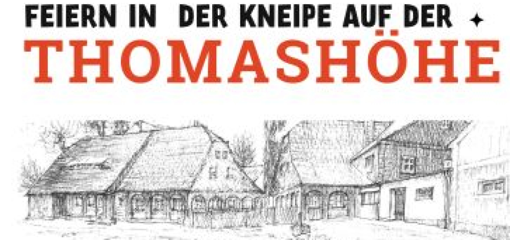 Feiern in der Kneipe auf der Thomashöhe