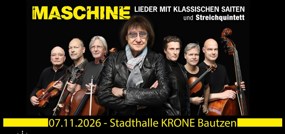 MASCHINE – Lieder mit klassischen Saiten und Streichquintett