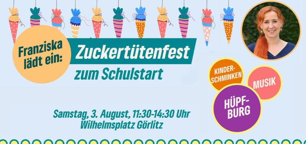 Franziska Schubert lädt ein zum Zuckertütenfest