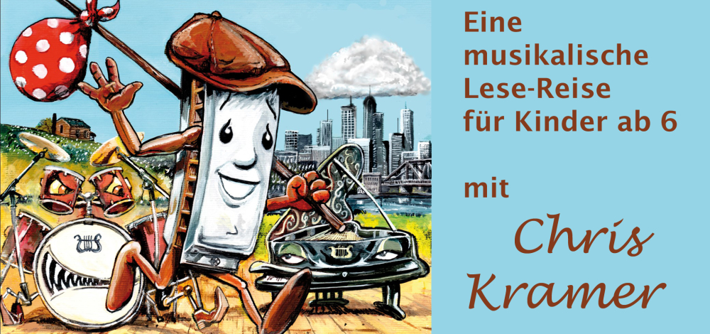 Kids im Q: Die kleine Mundharmonika – musikalische Lesereise mit Chris Kramer