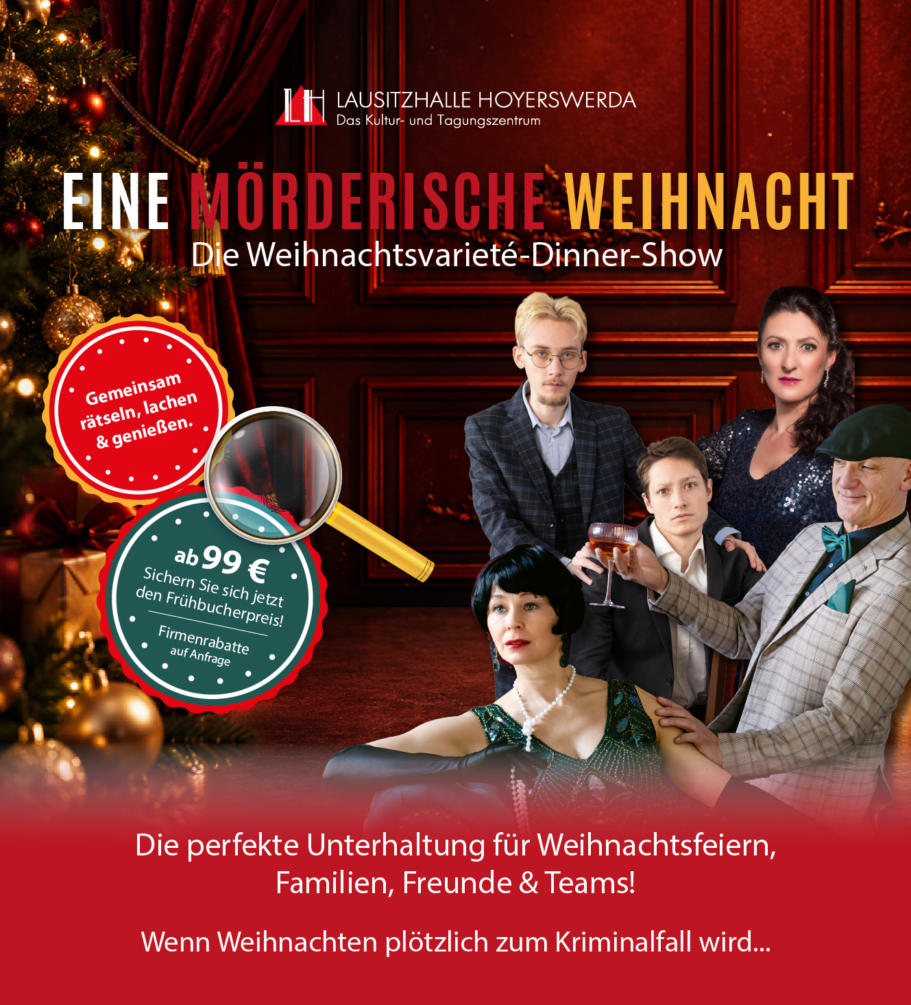 Eine Mörderische Weihnacht - Die Weihnachtsvarieté-Dinner-Show