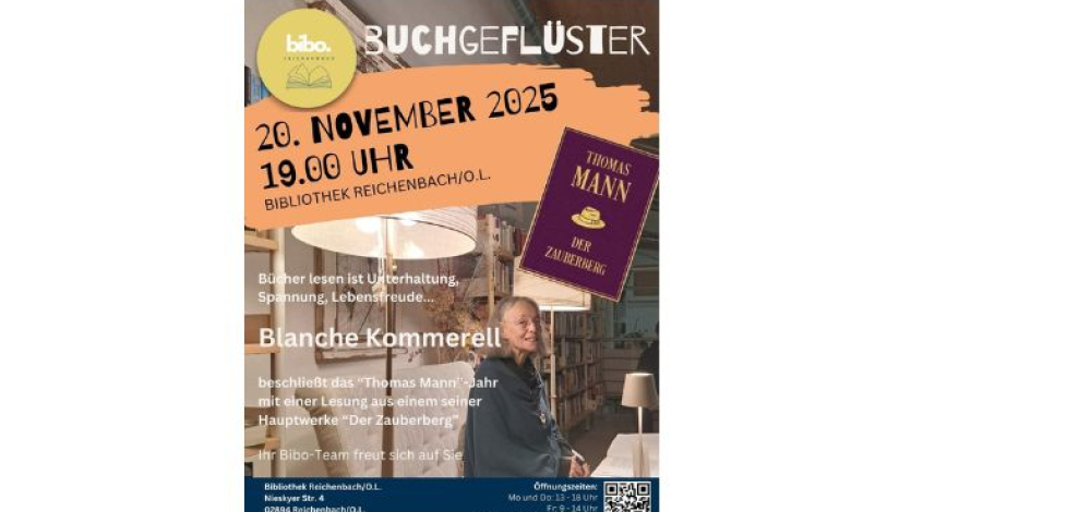 Buchgeflüster mit Blanche Kommerell