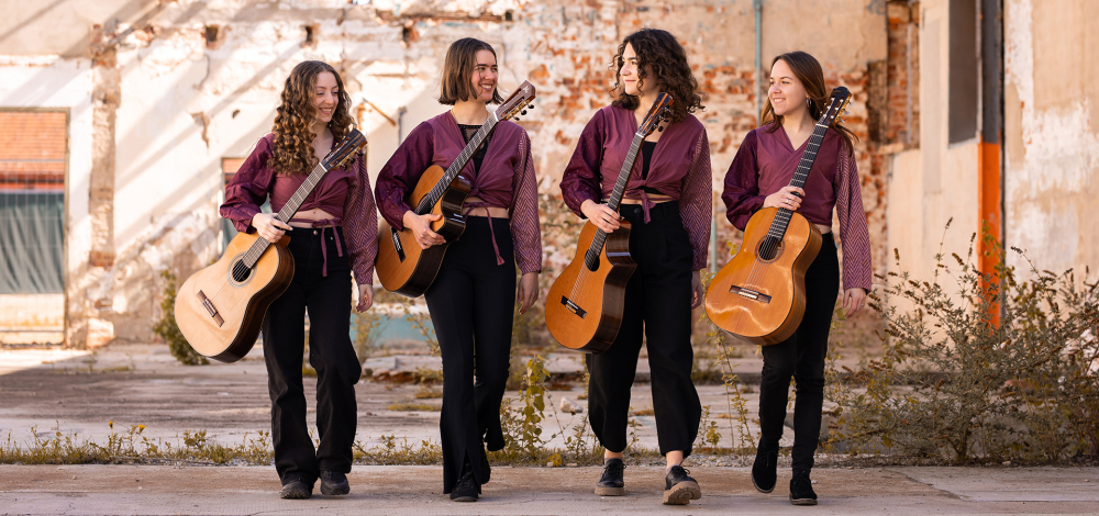Aeres Guitar Quartet: Luftige und bunte Gitarrenklänge
