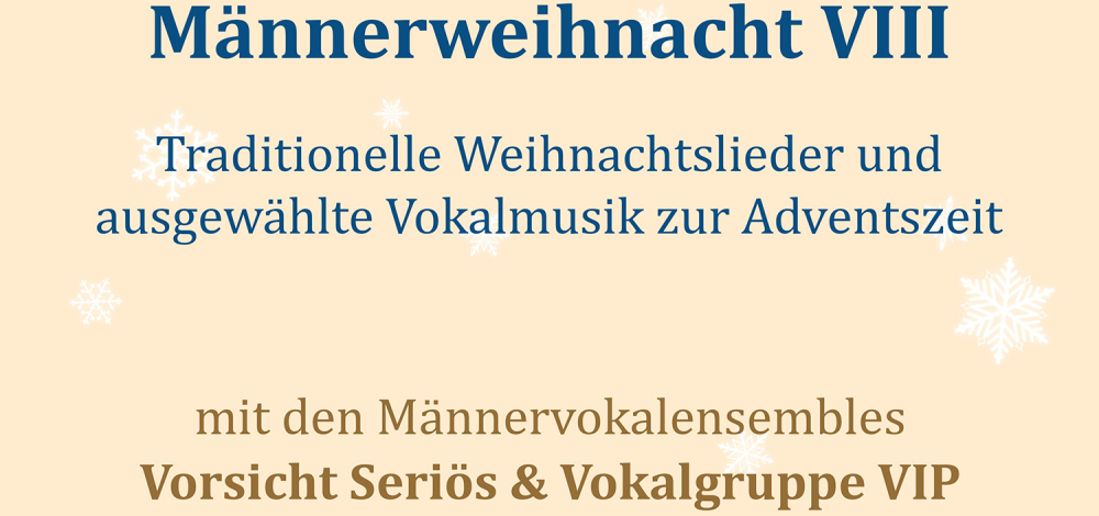 Männerweihnacht VIII