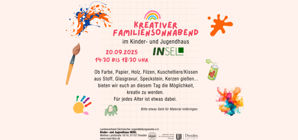 Kreativer Familiensonnabend