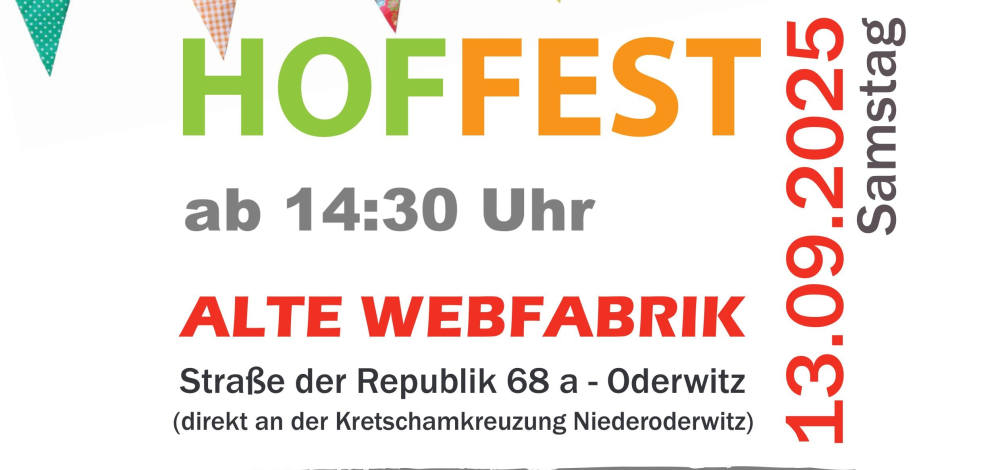 Hoffest in der Alten Webfabrik Oderwitz