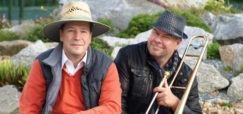 Die Posaune im Garten