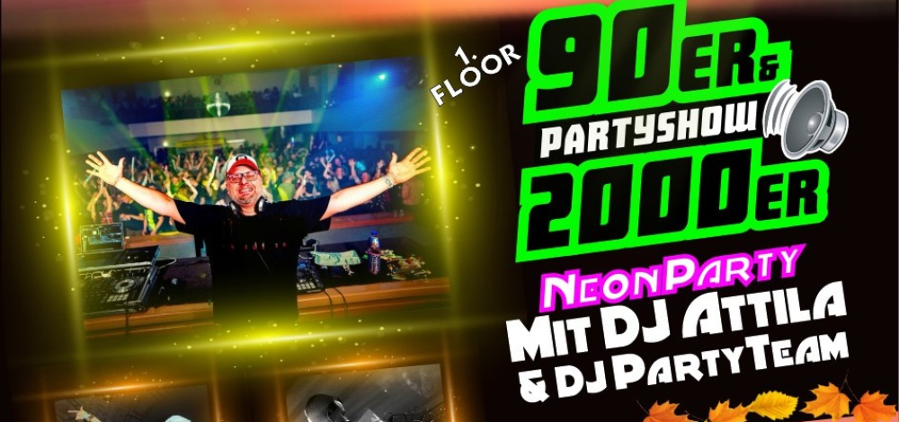 HerbstDisko NeonParty + 90er Show + extra Technofloor