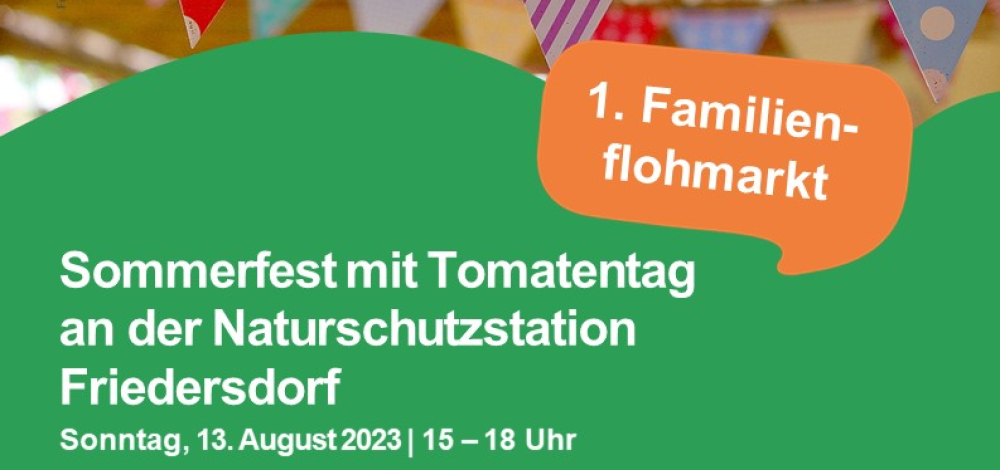Sommerfest mit Tomatentag an der Naturschutzstation Friedersdorf