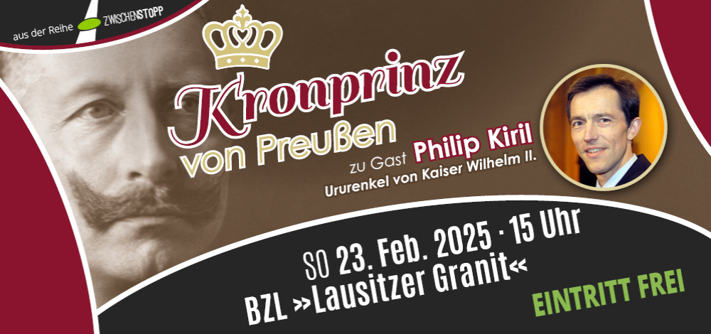 Zwischenstopp »Kronprinz von Preußen« – zu Gast Philip Kiril von Preußen